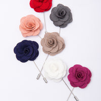 Multicolored lapel flowers