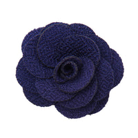 Dark purple lapel flower