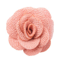 Light pink lapel flower