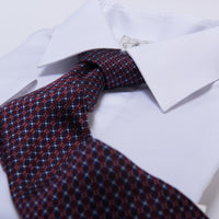 Burgundy Abstract Silk Tie