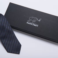 Grey Abstract Skinny Necktie