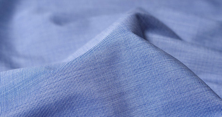 Blue & White Striped Non-Iron Dress Shirt | The Pearl River - Nimble Made