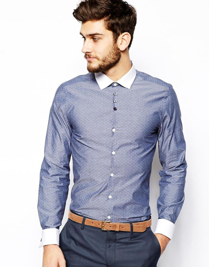 5TH ANFOLD Men Solid Formal Grey Shirt - Buy 5TH ANFOLD Men Solid Formal  Grey Shirt Online at Best Prices in India | Flipkart.com