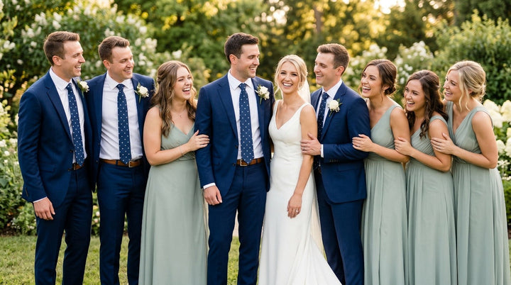 How To Match Ties To Your Navy Suit On Wedding Day – The Dark Knot