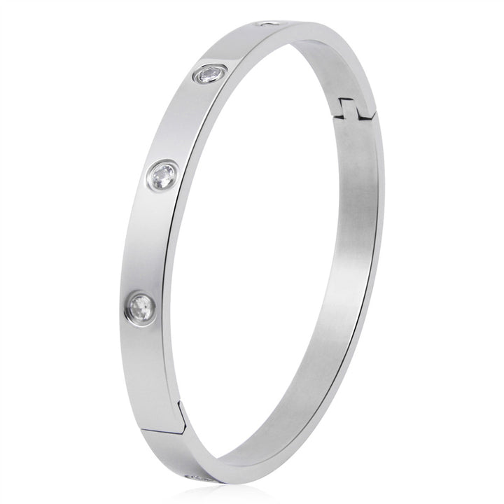 Women's Sterling Silver Bangle Bracelet