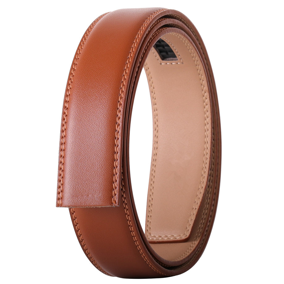 Cognac Brown Leather Belt 