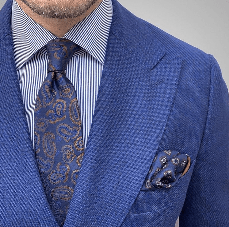 Navy Suit Ties Bundle Collection