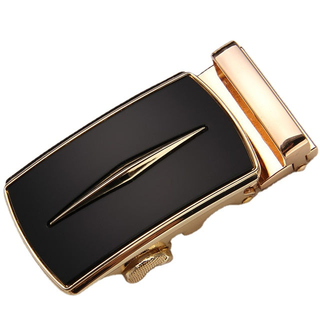 Gold Onyx Belt Buckle