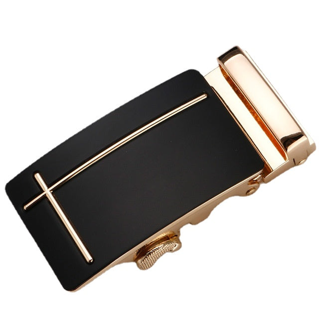 Gold Onyx Belt Buckle