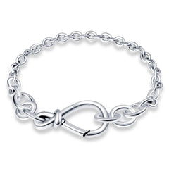 Women's Sterling Silver Chain Link Bracelet