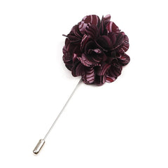 Burgundy & Pink Lapel Flower 