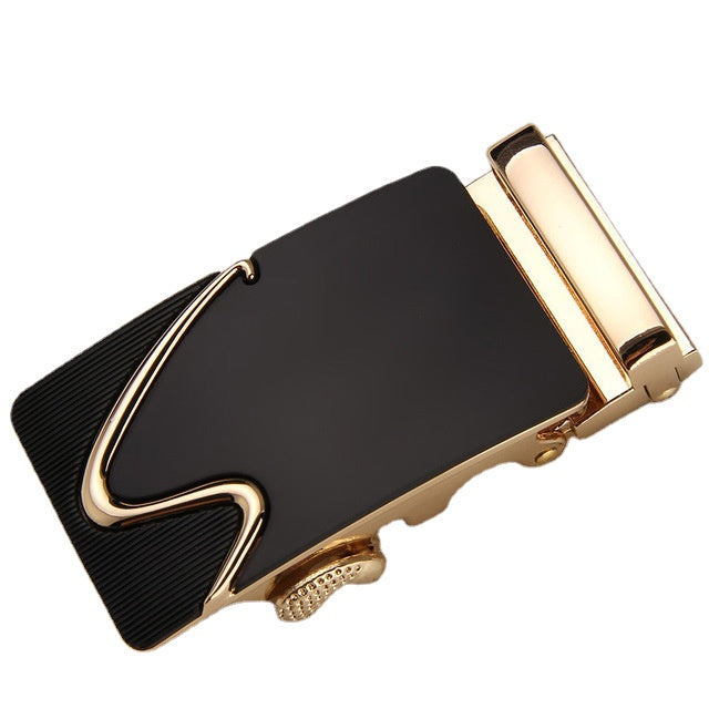 Gold Onyx Belt Buckle