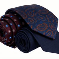 Navy Suit Ties Combinations Bundle Collection 