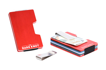 Red Slim Minimalist Wallet