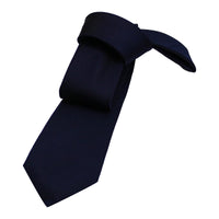 Skinny Navy Silk Tie