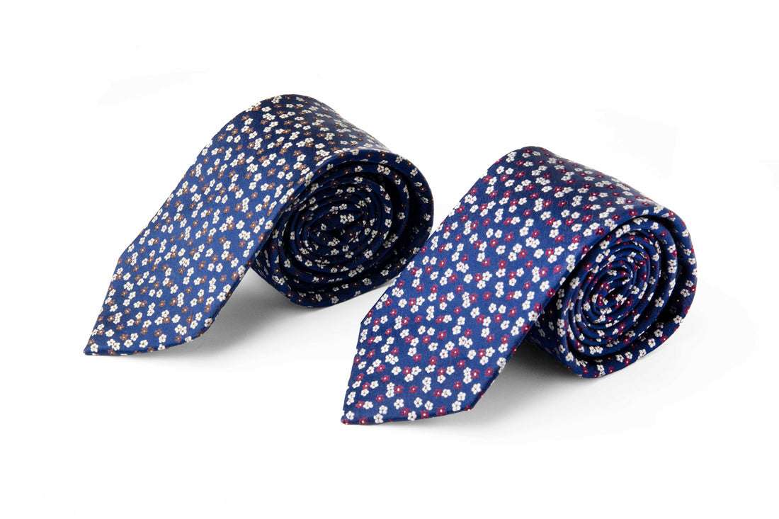 Floral Silk Ties 