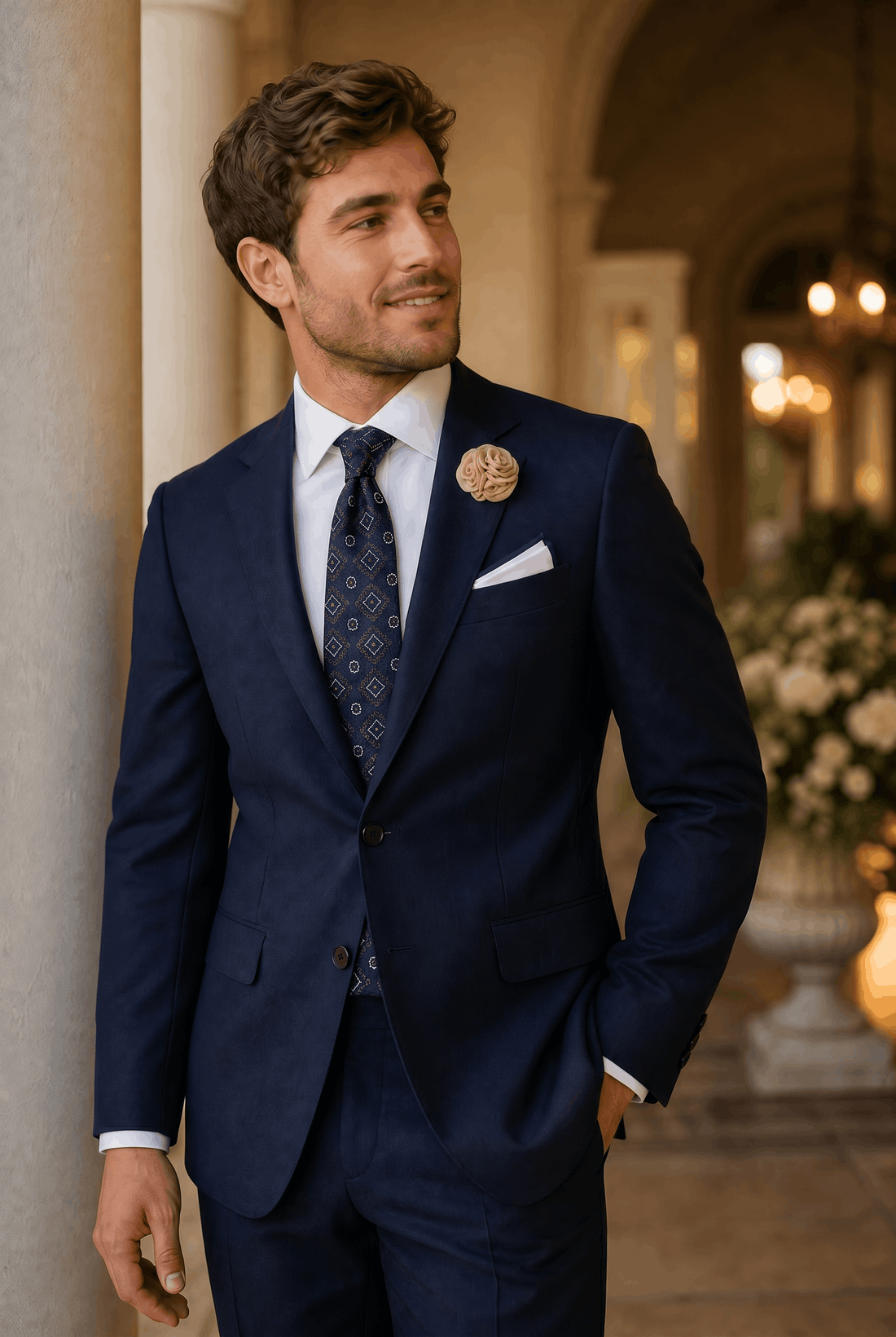 Navy & Brown Heritage Wedding Set 