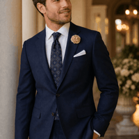 Navy & Brown Heritage Wedding Set 
