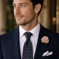 Navy & Brown Heritage Wedding Set 
