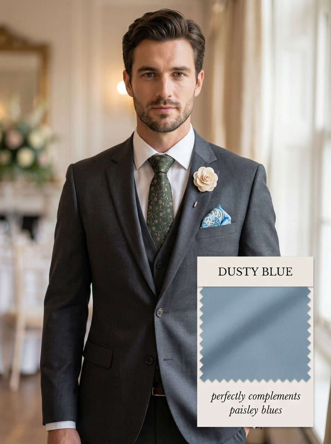 The Sapphire Garden Wedding Accessories Set