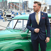 Pocket Square and Lapel Flower of the month club