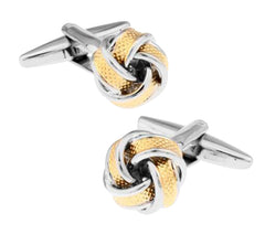 Gold & Silver Rhodium Plated Cufflinks