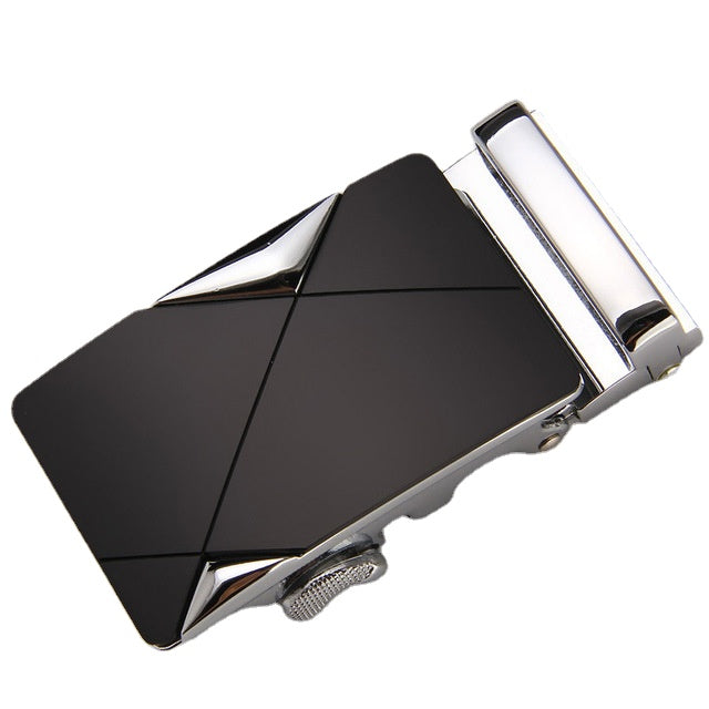 Del Mar Onyx Silver Buckle