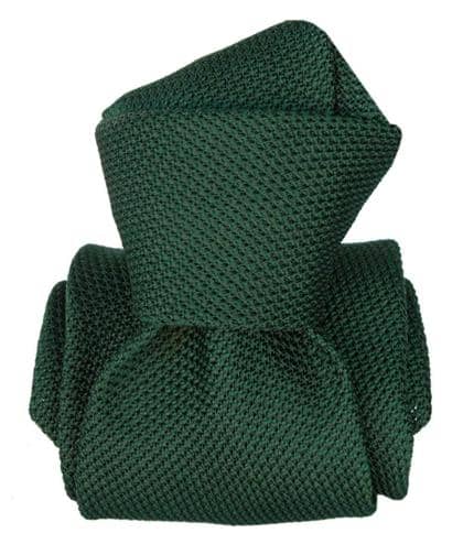 Dark Green Grenadine Silk Tie