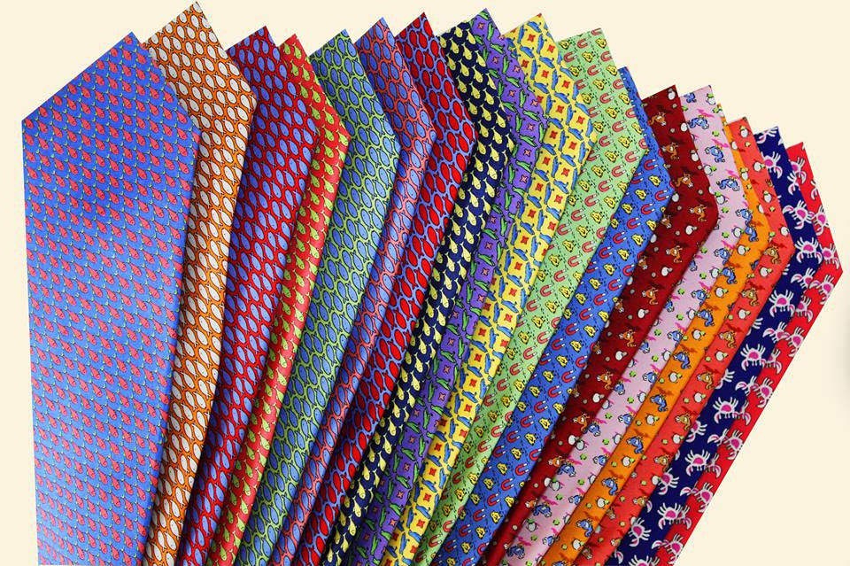 Animal Printed Silk Ties