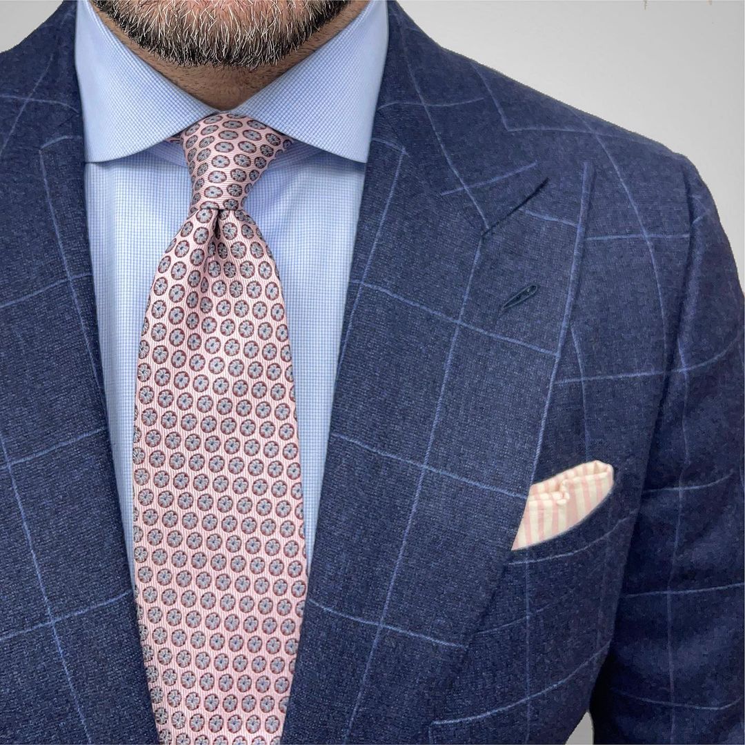 Renovering Konsekvenser Følge efter Fall River Foulard Silk Tie, Pink / Grey – The Dark Knot