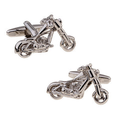 Great Jones Motorbike Rhodium Plated Cufflinks