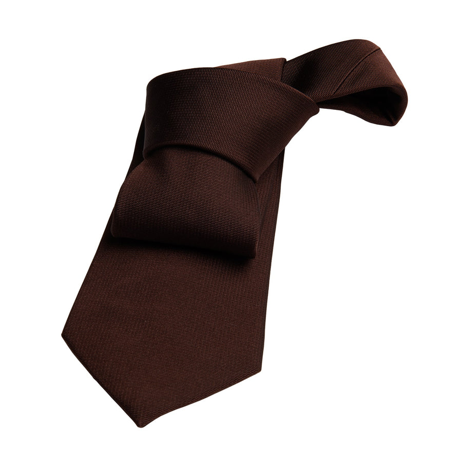 Brown Silk Tie