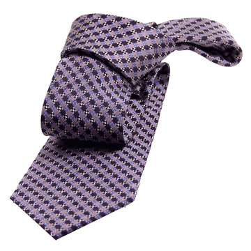 Guilford Abstract Silk Tie, Lilac / Deep Purple