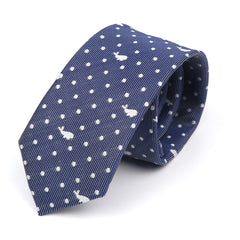 Bluish Grey Whales Tie