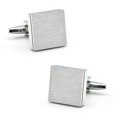 Silver Rhodium Plated Cufflinks