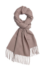 Taupe Men's Wool Scarf