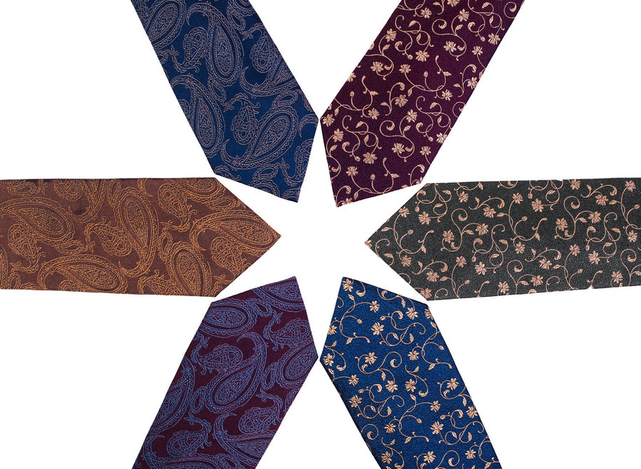 Floral & Paisley Silk Ties
