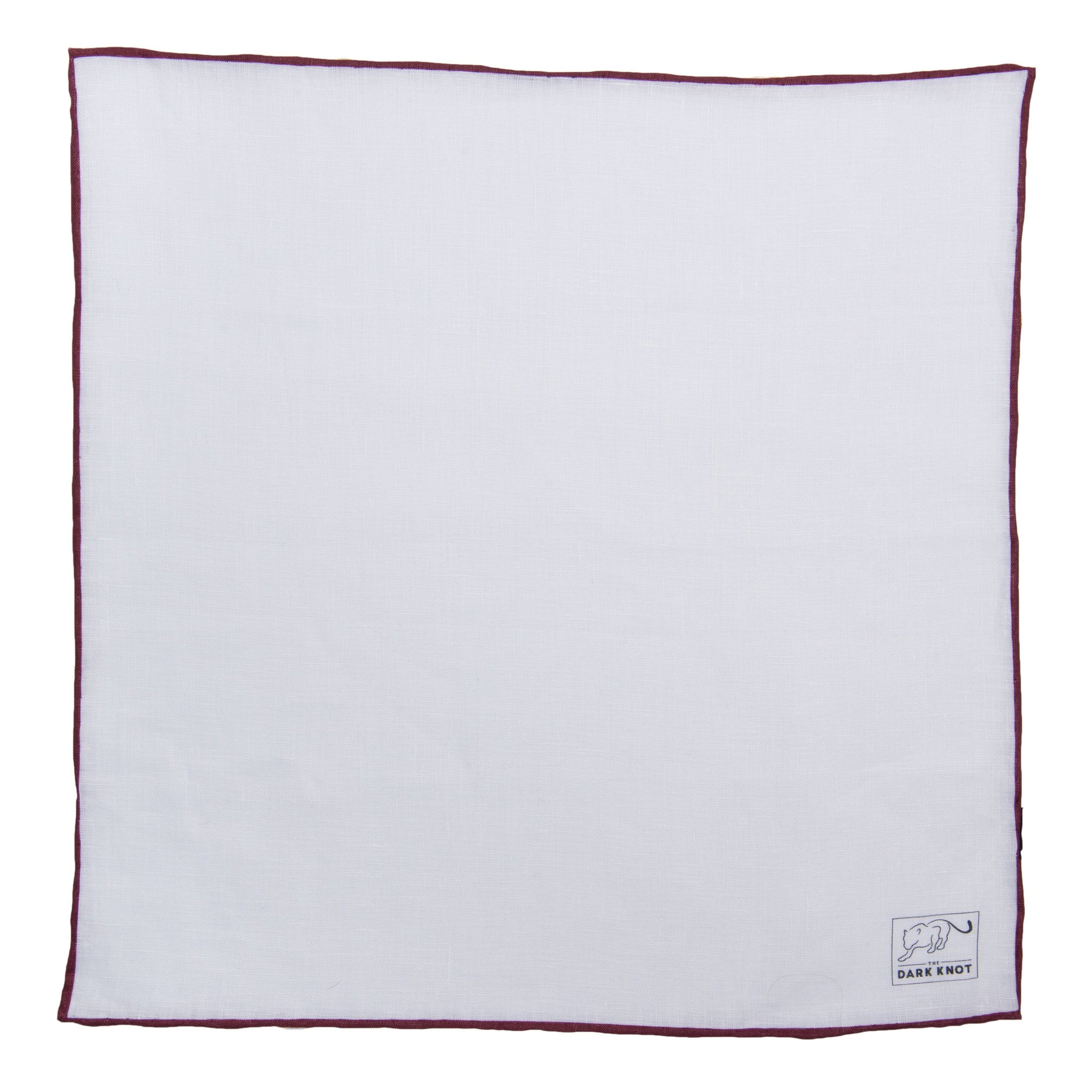 Tuxedo White Linen Pocket Square – The Dark Knot