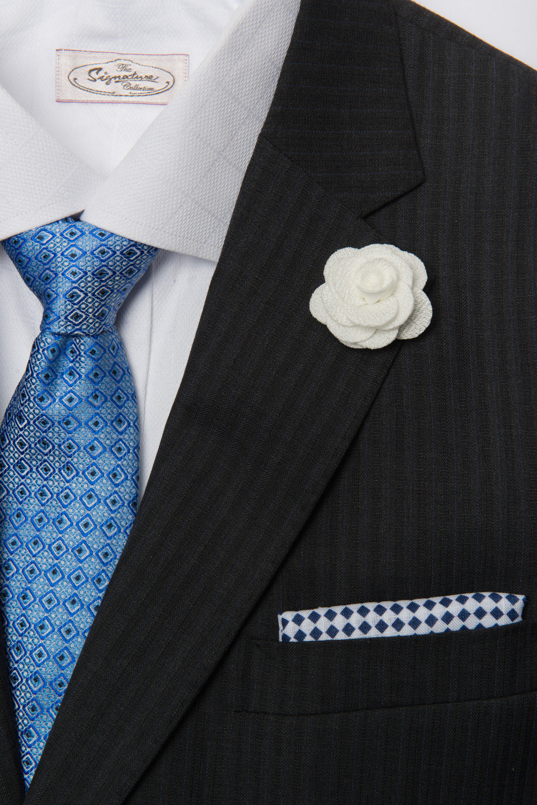 Tie, Pocket Square &  Lapel Flower