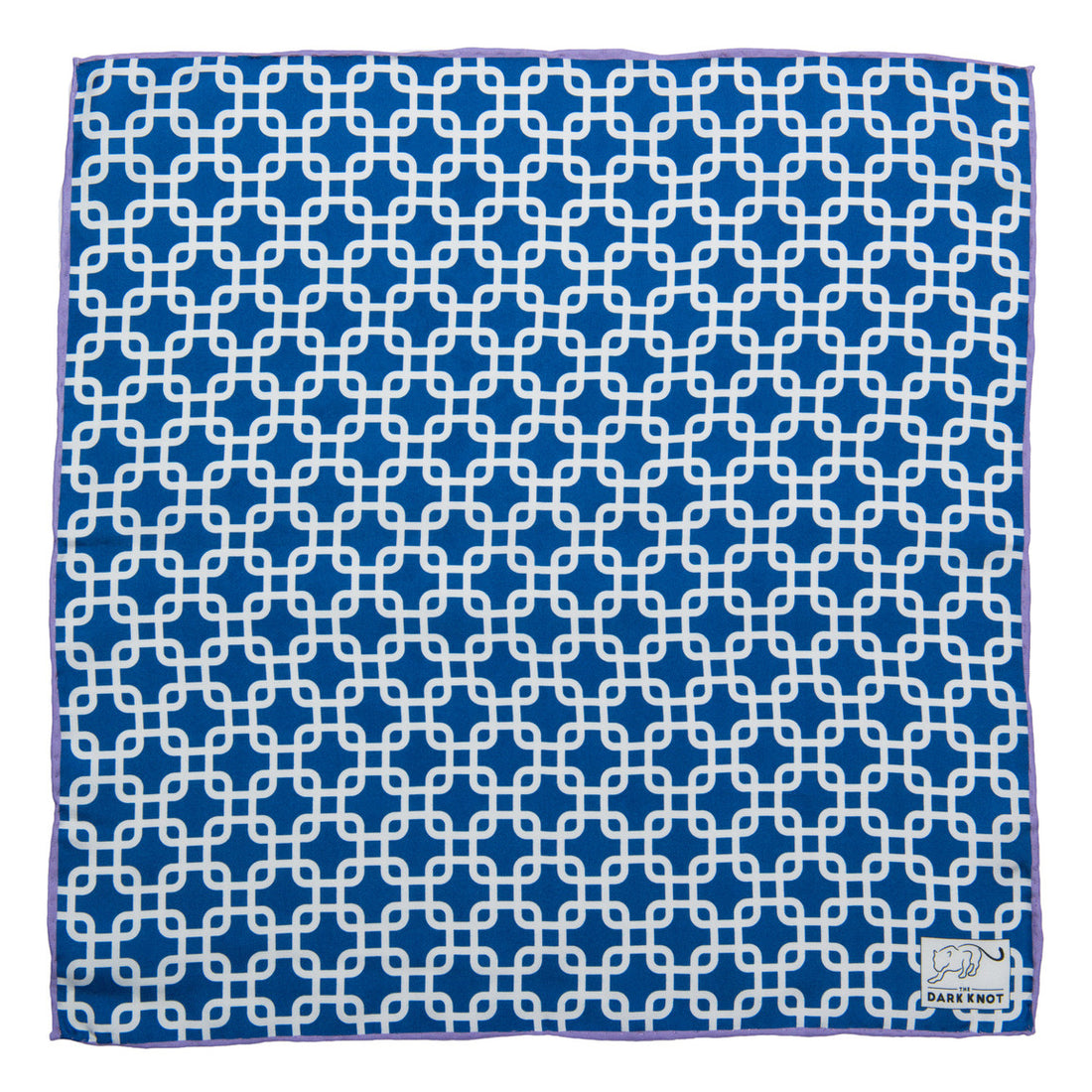 Foulard Blue Silk Pocket Square