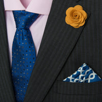 Tie, Pocket Square & Lapel Flower