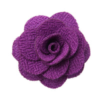 Purple lapel flower