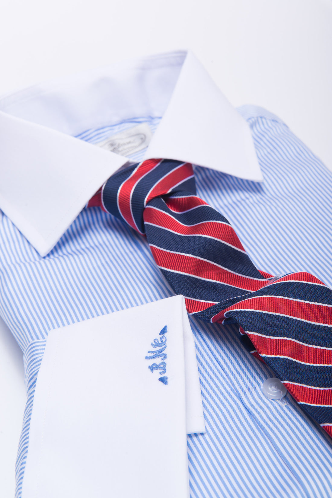Canterbury Regimental Stripes Silk Tie, Navy / Red The Dark Knot Canterbury Regimental Stripes Silk Tie, Navy / Red The Dark Knot